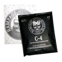 C - 4 | Smooth Extreme Caffeine Blend Coffee Rampage Coffee Co. Whole Bean 360g 