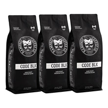 CODE BLK | Dark Roast Premium Blend Coffee Rampage Coffee Co. Whole Bean 1080g (2.4lbs) 