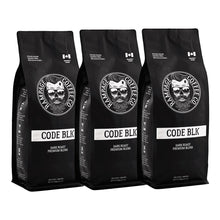CODE BLK | Dark Roast Premium Blend Coffee Rampage Coffee Co. Whole Bean 1080g (2.4lbs)