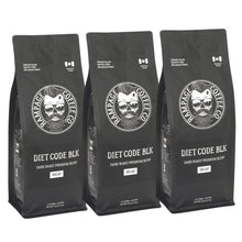 DIET CODE BLK | Dark Roast Decaf Blend Coffee Rampage Coffee Co. Whole Bean 1080g (2.4lb)