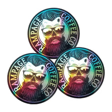 Rampage Coffee Co. Holographic Logo Sticker (3 pack) Stickers Rampage Coffee Co. 