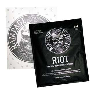 RIOT | Medium Roast Premium Blend Coffee Rampage Coffee Co. Whole Bean 360g 