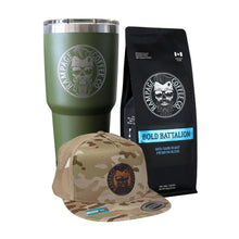 Caffeinated Soldier Bundle | Rampage Coffee Co. Bundles Rampage Coffee Co. Whole Bean BOLD BATTALION - Med/Dark Roast Flat Brim