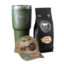 Caffeinated Soldier Bundle | Rampage Coffee Co. Bundles Rampage Coffee Co. Whole Bean C-4 - High Caffeine Curved Brim