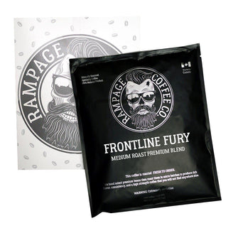 (DAY 1) FRONTLINE FURY | Medium Roast Premium Blend Coffee Rampage Coffee Co. Whole bean 360g 