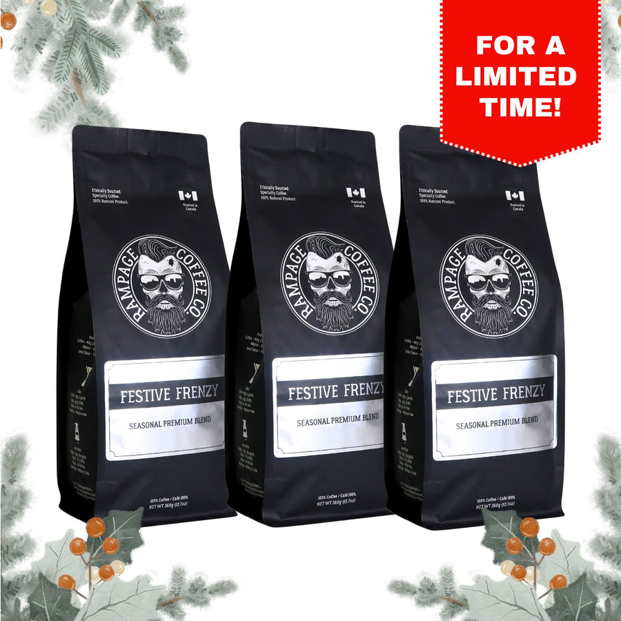 Festive Frenzy Medium Roast – Smooth Premium Coffee Blend– Rampage