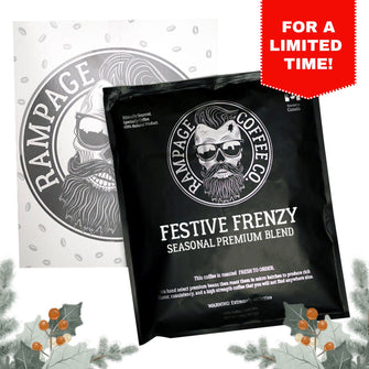 FESTIVE FRENZY | Medium Roast Seasonal Blend Coffee Rampage Coffee Co. Whole bean 340g 