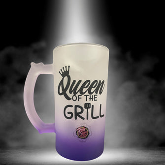 Queen of the Grill Beer Mug Rave Bbq Rubs 1 Beer Mug 