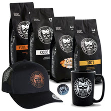 The "Upgraded Sampler" Bundle | Rampage Coffee Co. Bundles Rampage Coffee Co. Whole Bean Curved 