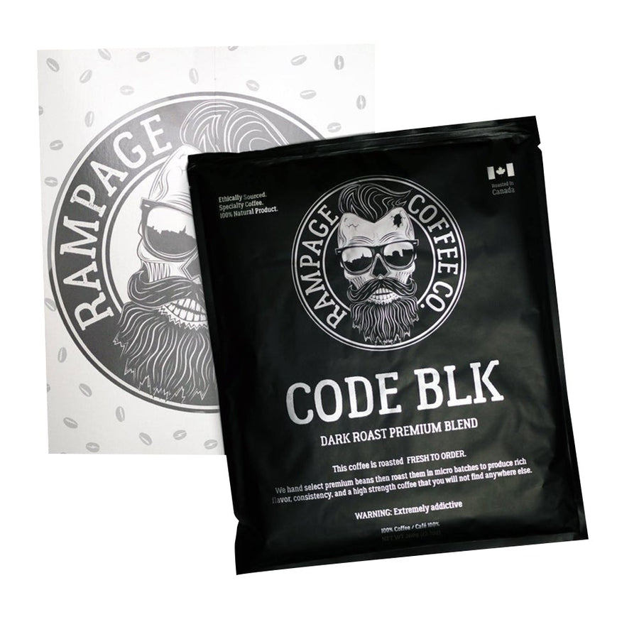 Black coffee ☕︎ページ CODE BLK | Dark Roast Premium Blend– Rampage Coffee Co.
