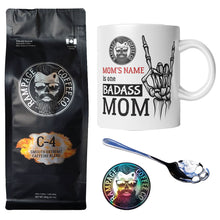 Custom Mom's Name Bada** Mom Mug Bundle | Rampage Coffee Co. Bundles Rampage Coffee Co. C-4 Bundle Whole Bean 