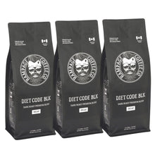 DIET CODE BLK | Dark Roast Decaf Blend Coffee Rampage Coffee Co. Whole Bean 1080g (2.4lb) 