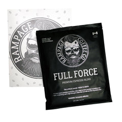 FULL FORCE | Premium Espresso Blend Coffee Rampage Coffee Co. Whole Bean 360g