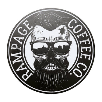 Large 4" Logo Sticker | Rampage Coffee Co. Stickers Rampage Coffee Co. 