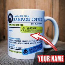 Prescription Coffee Mug | Rampage Coffee Co. Mugs Rampage Coffee Co. 