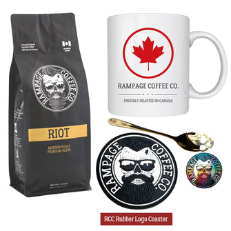 Proudly Canadian Coffee | Coffee & Mug Bundle Bundles Rampage Coffee Co. RIOT Bundle Whole Bean 