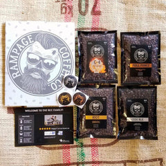 Sampler Bundle - Try all four blends - (90g of each blend) Coffee Rampage Coffee Co.