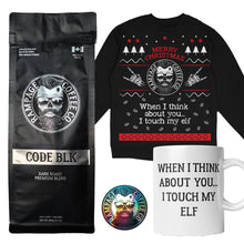 Ugly Christmas Sweater Bundle - I Touch My Elf | Rampage Coffee Co. Bundles Rampage Coffee Co. Small Whole Bean CODE BLK - Dark Roast