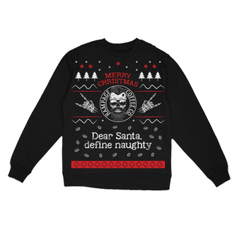 Ugly Christmas Sweater - Define Naughty | Rampage Coffee Co. Sweater Rampage Coffee Co. 